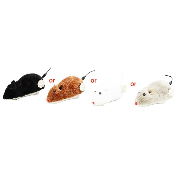 NINGCHE Plush Wind Up Rat Race Mice Realistic Looking Pet Mouse Funny