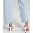 thumbnail image 6 of Now This Womens Cotton Crisscross Cropped Jeans Hanzo Light Wash 27, 6 of 6