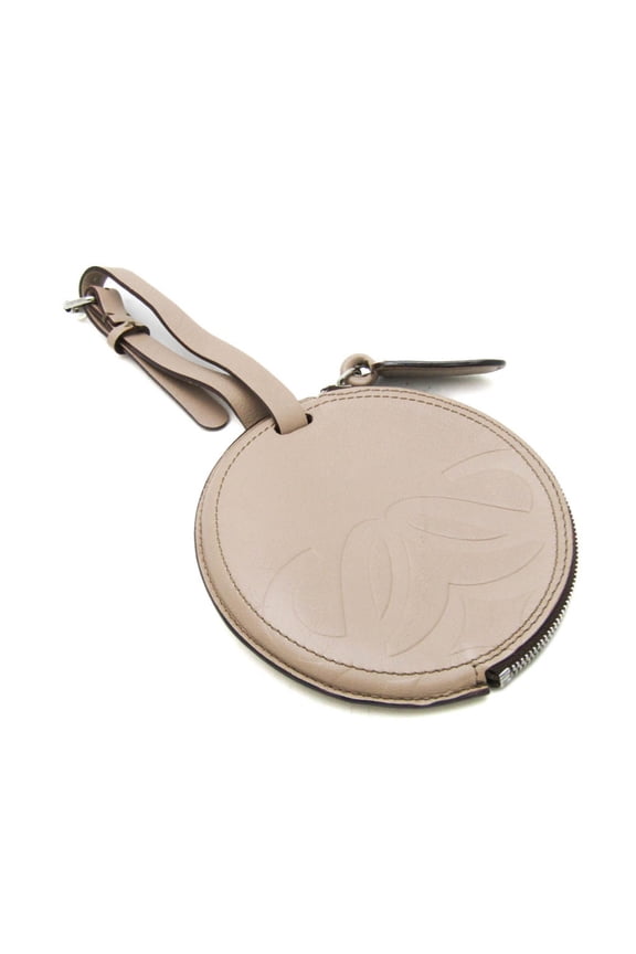 Pre-Owned Loewe Round Coin Purse With Strap Women,Men Leather Coin Purse/coin Case... (Good)