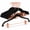 Black, variant on ACSTEP 24 Pack Velvet Pants Hangers with Adjustable Clips, Non-Slip Slim Skirt Hangers for Pants, Jeans, Dresses & Closet Organization, Black