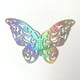 thumbnail image 5 of Pegatinas de mariposa huecas tridimensionales, decoración de pared para fiestas en casa, fondo de pared, 5 of 5