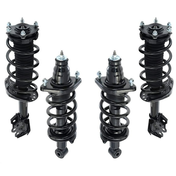 Front & Rear Complete Struts With Coil Spring Assembly For 2007-2011 Honda CRV