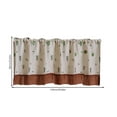 thumbnail image 4 of Taotanxi Boho Valance Curtains Blackout Double Layer Valance for Windows 60x24 Inch Farmhouse Window Treatment for Kitchen Living Room Bedroom Rod Pocket 1 Panel Multicolor/01, 4 of 6