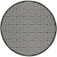 thumbnail image 5 of SAFAVIEH Beach House Edmon Geometric Indoor/Outdoor Runner Rug Light Grey/Charcoal, 2' x 8', 5 of 10