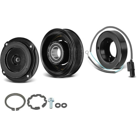 A/C Compressor Clutch Kit One Set - Compatible with 2013 - 2017 Honda Accord 2.4L 4-Cylinder - Autopart Premium