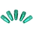 thumbnail image 1 of Tapa Del Grifo De Aire Tapa Del Grifo De Aire Bicicleta Tapas de válvula de alta presión de aluminio Presta para bicicleta, 5 uds., cubiertas antipolvo (verde), 1 of 7