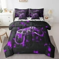 thumbnail image 1 of YST Boys Bedding Set 3D Geometry Gamepad Gaming Comforter Set, King Size, 7 Count, 1 of 5