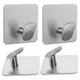 thumbnail image 5 of 4 piezas de baño auto adhesivo ganchos colgantes de pared pegajosa ganchos de acero inoxidable ganchos de cocina, 5 of 5