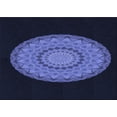 thumbnail image 1 of Ahgly Tapis Rectangulaire Lavable en Machine, Bleu Nuit, 6 Pieds x 9 Pieds, 1 of 7