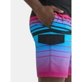 thumbnail image 3 of George Men's & Big Men's E-Board Stretch Swim Trunks 9" Inseam, Sizes S-5XL, 3 of 5