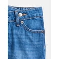 thumbnail image 3 of Wonder Nation Girls Crossover Denim Shorts, Sizes 5-18, 3 of 3