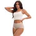 thumbnail image 4 of Unique Bargains High Waisted Tummy Control Briefs 3XL Pink, 4 of 6