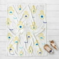 thumbnail image 2 of Yibo Fall Pumpkin Maple Leaves Blanket Flannel Soft and Comfortable Anti-static Bed Sofa Blanket, 2 of 8
