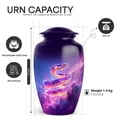 thumbnail image 3 of Yatskia Purple Snake with Thunderstorm Little Funeral Keepsake Urn for Ashes Adult Brother and Sister, Decorative Large Cremation Urns for Human Ashes Adult, (Classic 10 Inch and 3 Inch), 3 of 8