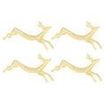 thumbnail image 4 of Soporte para palillos dorado, soporte para palillos de 4 piezas, soporte para cucharas con forma de perro más suave, soporte para palillos, valor excepcional, 4 of 14