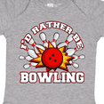 thumbnail image 4 of Inktastic I'd Rather Be Bowling Boys or Girls Baby Bodysuit, 4 of 5