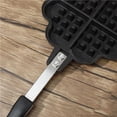 thumbnail image 4 of Non-stick Aluminum Waffle Mould Baking Pan for Family Breakfast Baking, 4 of 7