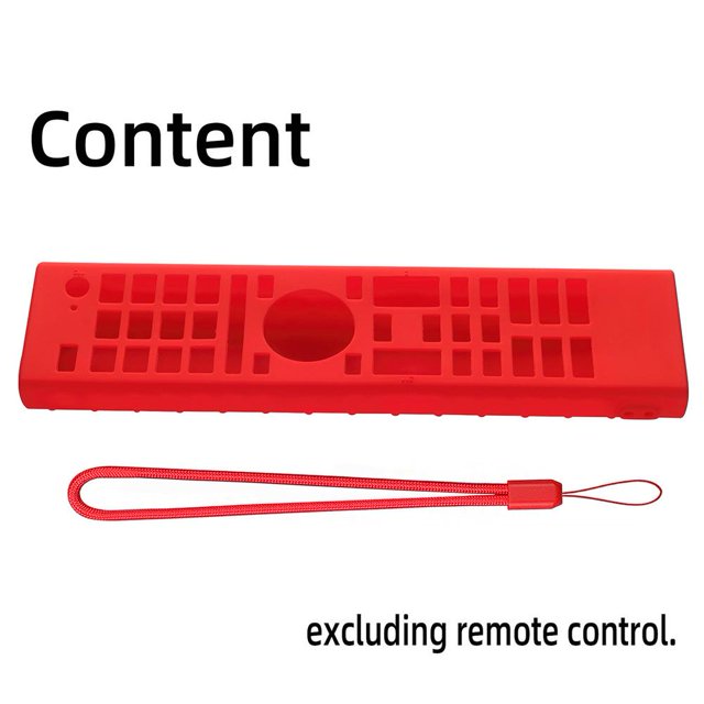 Funda Mando Silicona Hisense ERF3A80 ERF3B80H ERF3I80H Rojo Wdftyju Para estrenar