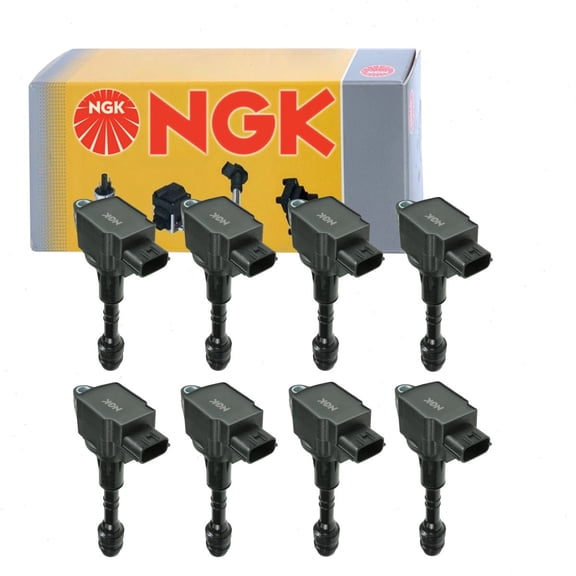 8 pc NGK Ignition Coils compatible with Nissan Pathfinder 5.6L V8 2008-2012