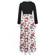 thumbnail image 5 of Vestidos Para Mujer Vestidos de Otoño Tallas Grandes Estampado Navideño Manga Larga Cuello Redondo Hasta El Tobillo Vestido Largo Odeerbi ODB151657, 5 of 6