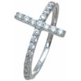 thumbnail image 2 of Cross Sterling Rings for Women Make Great Birthday Gifts for Women, 2 of 6