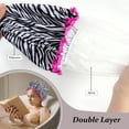 thumbnail image 7 of Shower Cap for Women, 4Pcs Elastic Shower Caps for Women Reusable Waterproof, Double Layers Hair Cover for Bath, 7 of 7