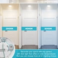 thumbnail image 3 of Luxrite 6in LED Motion Sensor Ceiling Light 3 Color Selectable 3000K-5000K 30s Timeout 15W 1000 Lumens 2 Pack, 3 of 5