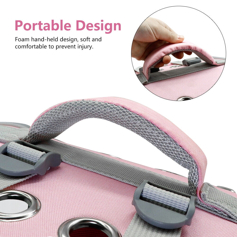 Cat Backpack Carrier, Foldable Pet Carrier for Dogs and Cats Travel, Hiking, Walking & Outdoor Use, Airline Approved Pet Backpack