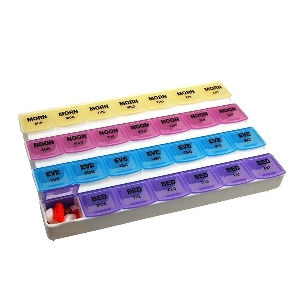 Apex 7-day Medi Tray Planner Pill Organizer