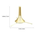 thumbnail image 5 of GAXIRE Foldable Portable Golden Metal Trumpet Stand Holder for Professional Wind Instruments, 5 of 7