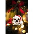 thumbnail image 6 of WIRESTER Acrylic Ready to Hang Ornament, Hanging Ornaments for Christmas Tree Holidays Party Home Office Xmas Tree Decoration Gift - Animal English Bulldog Sad, 6 of 7