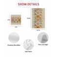 thumbnail image 7 of Vintage Daisy Floral Kitchen Dish Towels for Drying Dishes Set of 2, Spring Flowers Botanical Leaves Rustic Waffle Weave Microfiber Hand Tea Bathroom Towels Quick Dry & Absorbent Towel 12x12, 7 of 7