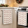 thumbnail image 4 of 2 Pack Christmas Hand Towels, Candy Cane Christmas Kitchen Towels, Soft Absorbent Holiday Dish Towels for Bathroom Kitchen Decor, Xmas Gift, 15.7 x 23.6 inch, 4 of 7