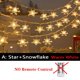 thumbnail image 1 of Guirnalda de luces LED para árbol de Navidad, colgante de decoración de Año Nuevo, copo de nieve, 1,5 M-10M, 2023, 2024, 1 of 4