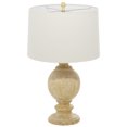 thumbnail image 6 of DecMode 28" Light Brown Table Lamp with White Linen Shade (2 Count), 6 of 8