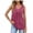 Wine, variant on Paiwinds Women's V-Neck Sleeveless Loose Fit Tank Top Casual Solid Color Blouse Soft Polyester Spandex Cotton