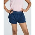 thumbnail image 3 of Real Essentials 4 Pack: Girls Athletic Performance Running Shorts with Drawstring & Pockets, 3 of 6