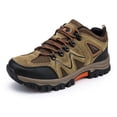 thumbnail image 2 of Men's Mid Top Suede Breathable Outdoor Hiking Shoes Non Slip Rugged Trekking Sneakers, 2 of 6