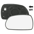 thumbnail image 2 of Rearview Mirror Glass with Backing Plate Left Side for Hyundai Elantra for Kia Spectra, 2 of 7