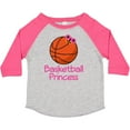 thumbnail image 3 of Inktastic Basketball Princess Girls Toddler T-Shirt, 3 of 5