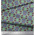 thumbnail image 3 of Soimoi Cotton Duck Fabric Leaves & Floral Artistic Print Fabric by Yard 56 Inch Wide, 3 of 3
