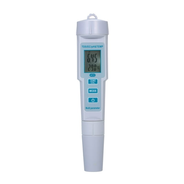 Testeur de qualité de l'eau 10 en 1, testeur de  PH/EC/TDS/salinité/thermomètre, multi-paramètres