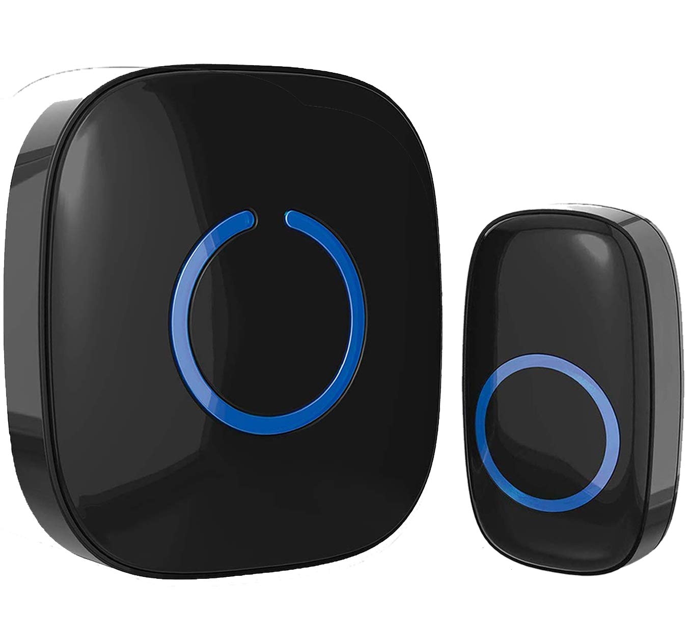 SadoTech Wireless Doorbell Kit 1000Foot Range Model C (Black