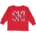 thumbnail image 3 of Inktastic Ski Rough Text Dark Boys Long Sleeve Toddler T-Shirt, 3 of 5