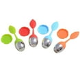 thumbnail image 3 of Stainless Steel Strainer Silicone Handle Loose Leaf Tea Infuser Teapot Mug Tea Filter, 3 of 5