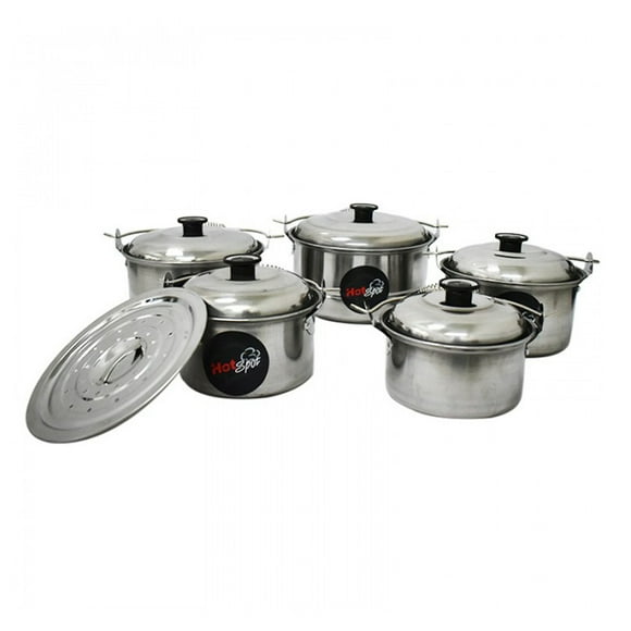 Olla tipo vaporera Hot Spot 11 Piezas Acero Inoxidable ZA440