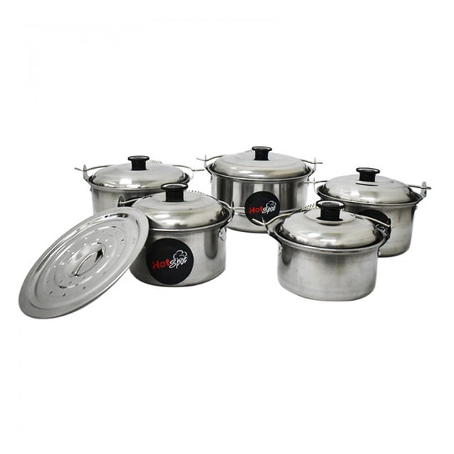 Olla tipo vaporera Hot Spot 11 Piezas Acero Inoxidable ZA440