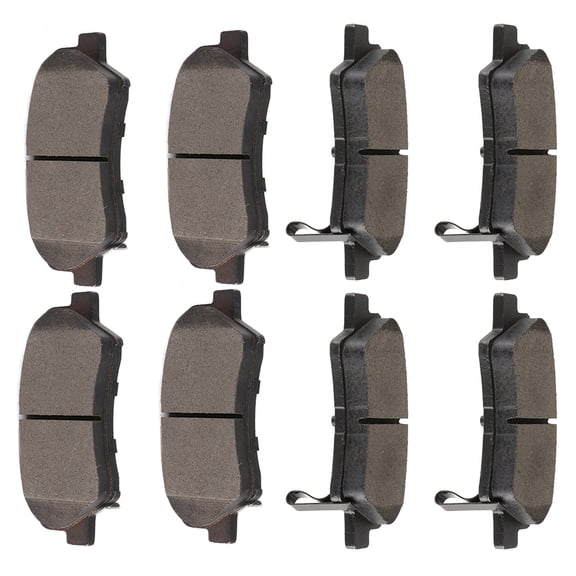 ECCPP 8PCS Ceramic Brake Pads Fits 2013 for Hyundai for Elantra GT 1.8L 2014-2016 for Hyundai for Elantra GT 2.0L Front Rear Left and Right