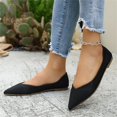 thumbnail image 6 of YOUYEDIAN Womens Flat Shoes Dress Slip on Non Slip Loafers Spring Summer Business Walking Shoes Comfortable Closed Toe Orthopedic Shoes (Black), 6 of 8