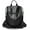 Black, variant on Women Designer PU Leather Backpack Lightweight Anti-theft Rucksack Travel Daypack Shoulder Bags
